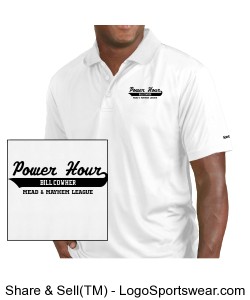 Power Hour Reebok Xtreme Dry Performance Polo Design Zoom